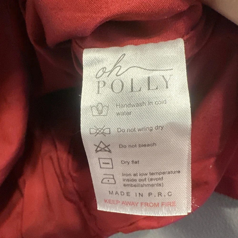 Oh Polly Can't Get Enought Bardot Corset Mini Dress Size 4 Red Party BodyCon